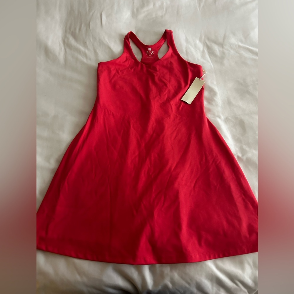 Nic+Zoe Athletic Mini Dress. Shorts attached underneath. Size Med. New